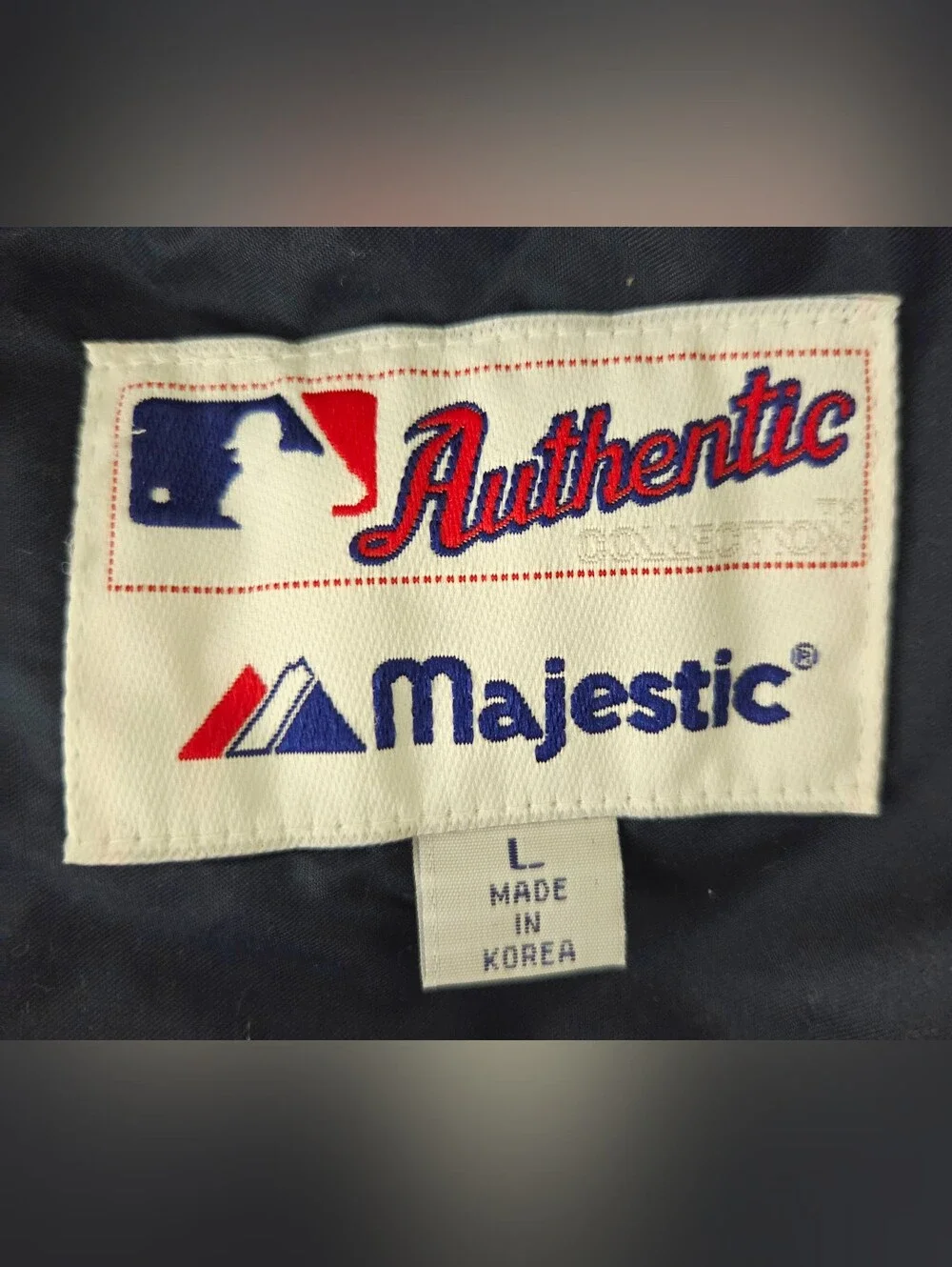 VINTAGE MAJESTIC NY YANKEES PULLOVER WINDBREAKER JACKET.